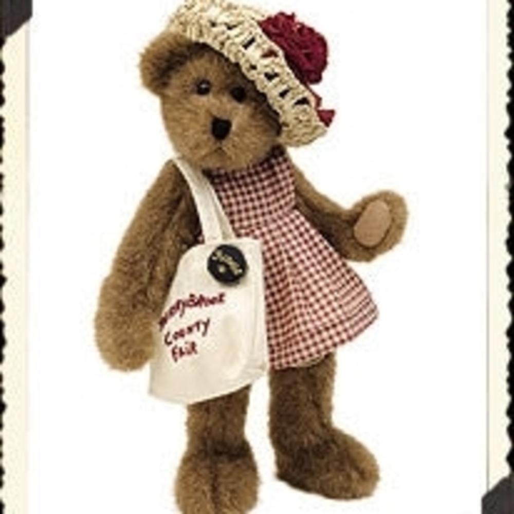BOYDS BEARS | 2001 Meridian Wishkabibble Judge Collectible Brown Stuffed Bear